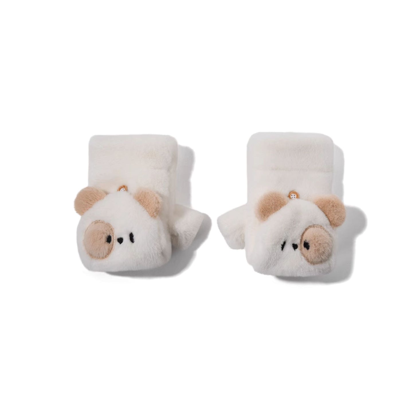 Peek-a-Bear Cute Foldback Gloves