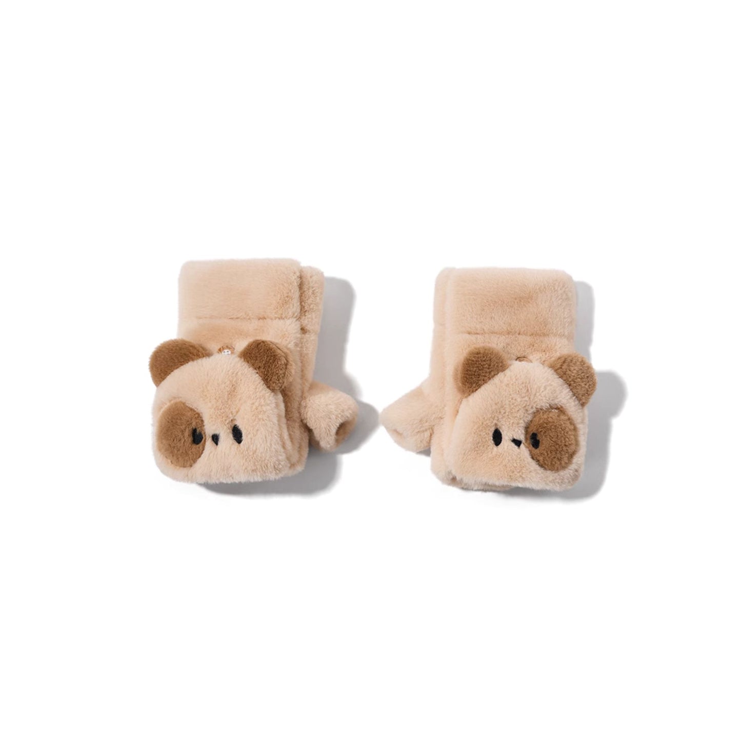 Peek-a-Bear Cute Foldback Gloves
