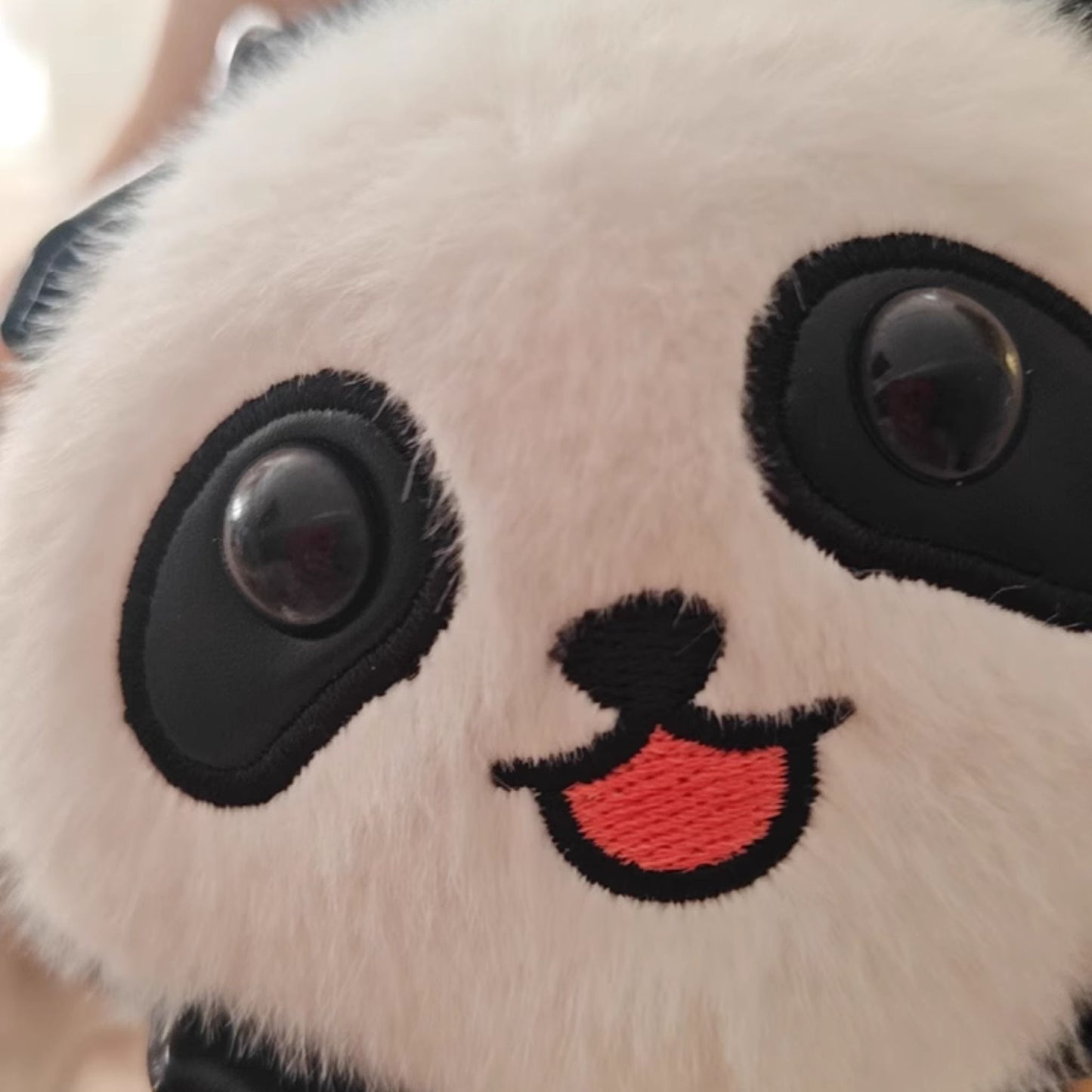 Panda Fluffy Handbag with Strap