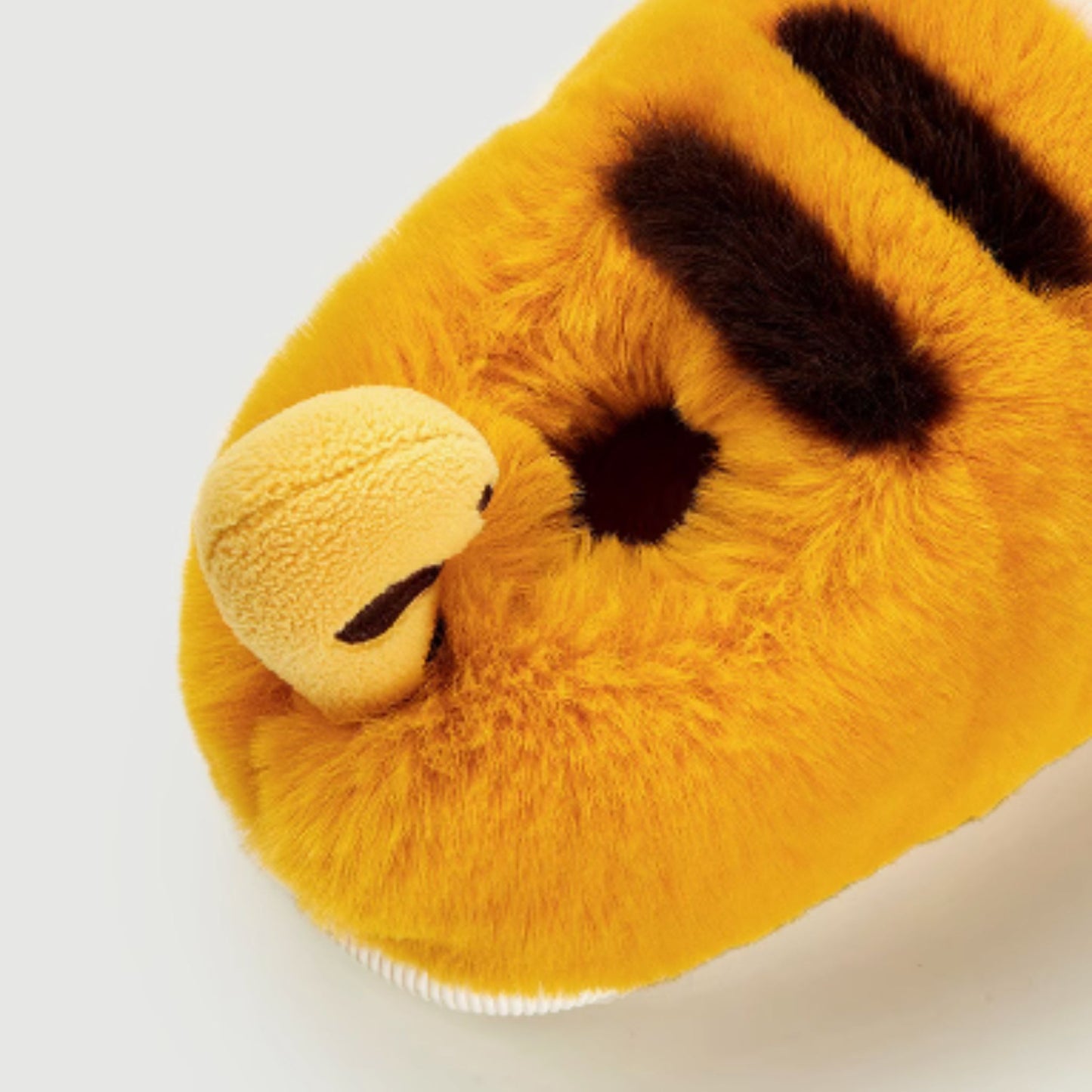 Yellow Tiger Paw Fluffy Lounge Slippers