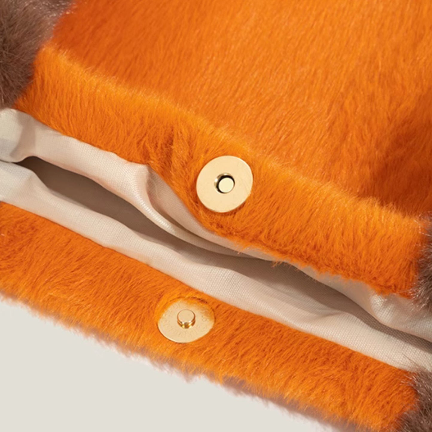 Red Panda Pear Fluffy Orange Fabric Tote Bag