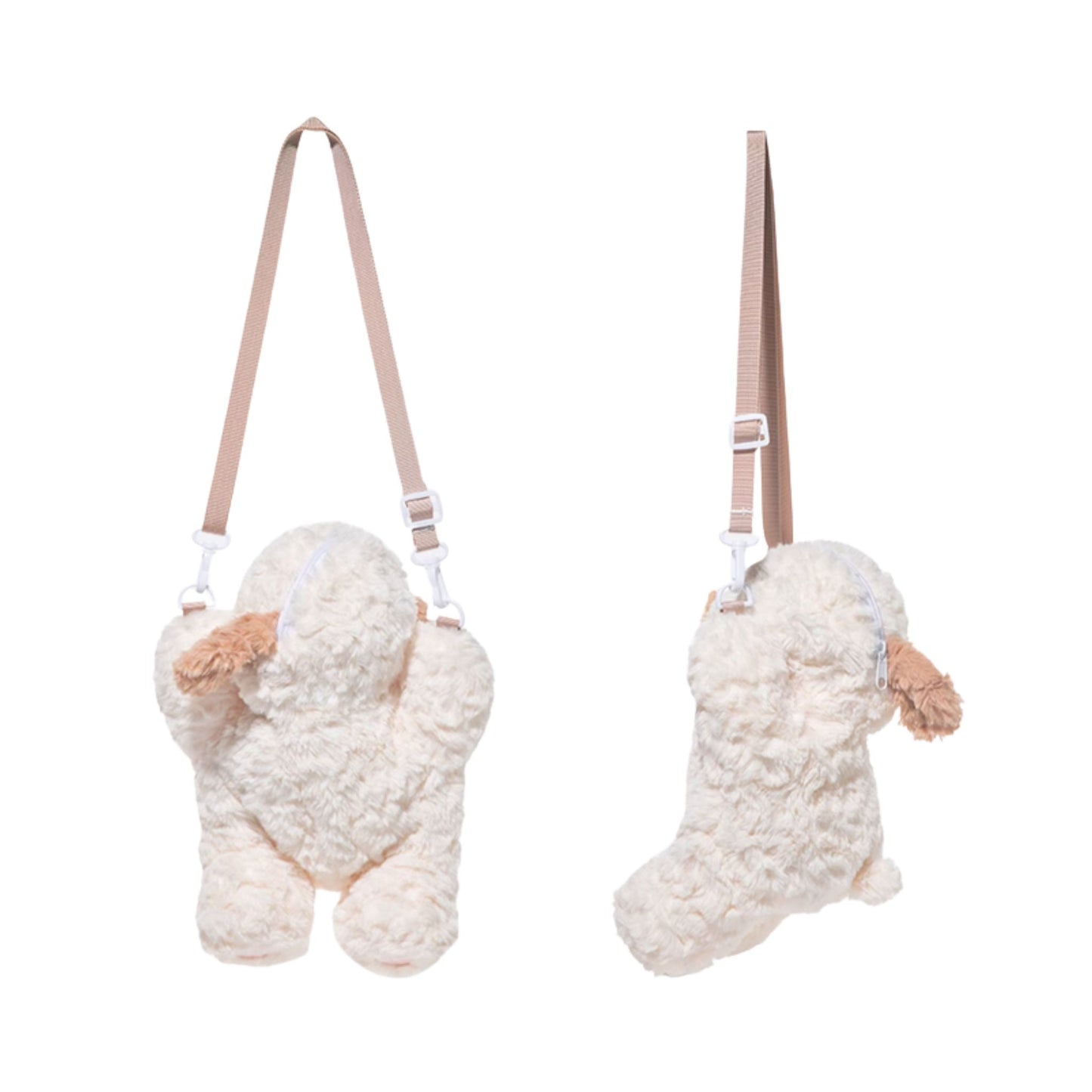 Bernese White Puppy Fluffy Bag