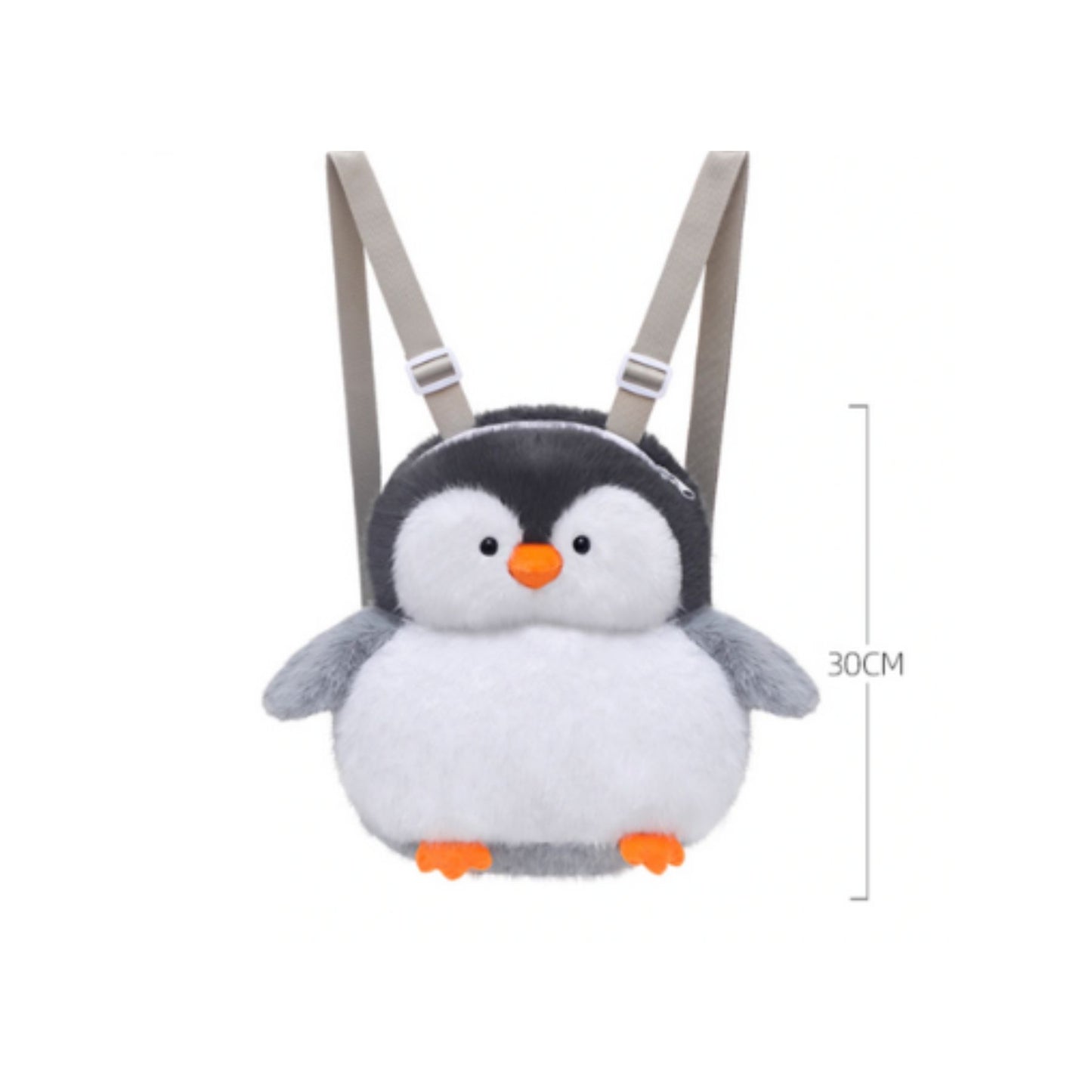 Penguin Fluffy Backpack