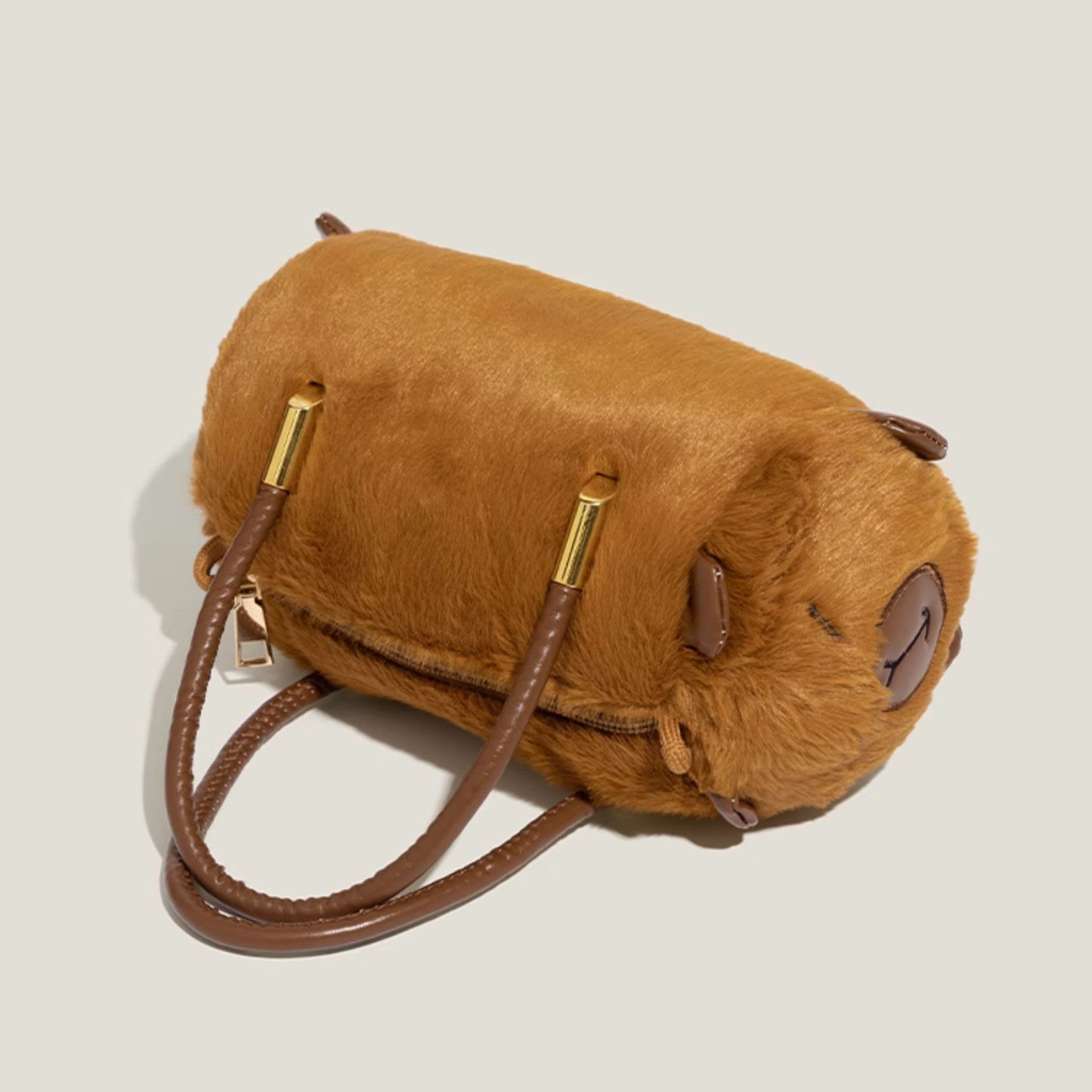 Capybara Cute Fluffy Handbag With Sling