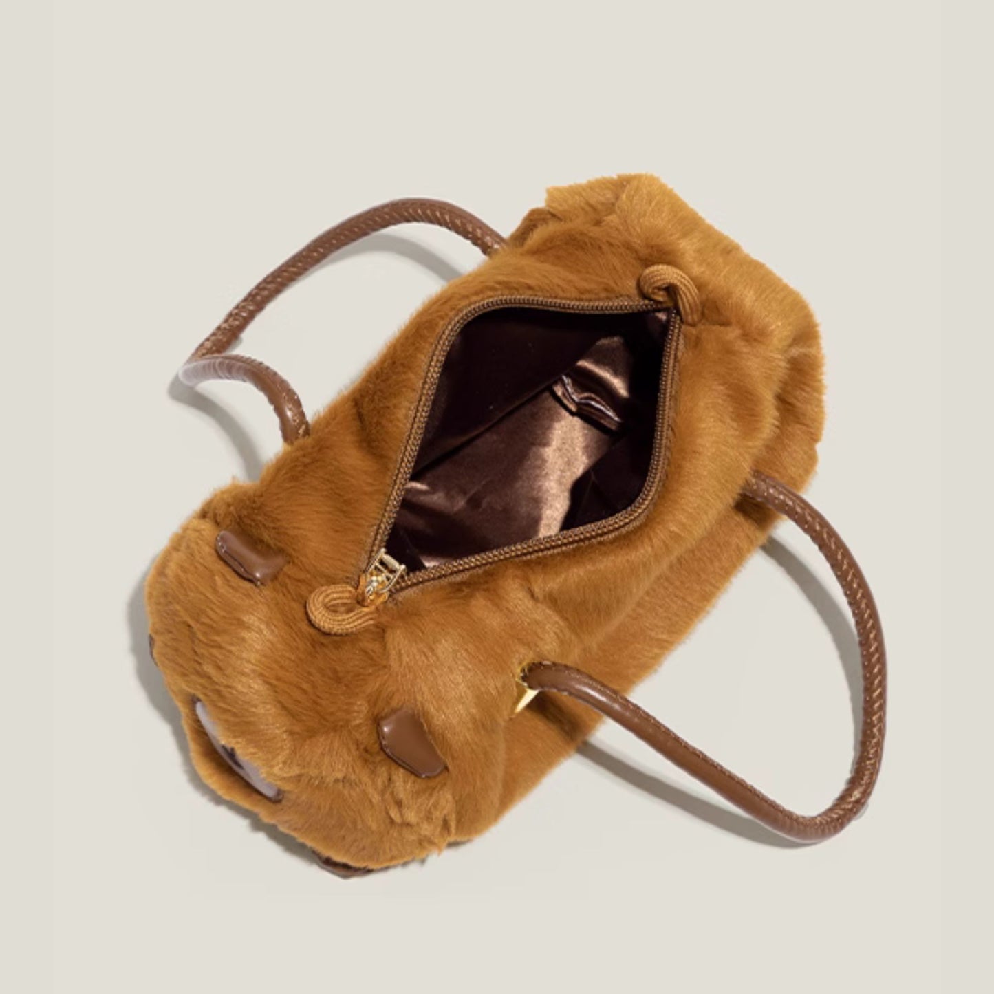 Capybara Cute Fluffy Handbag With Sling