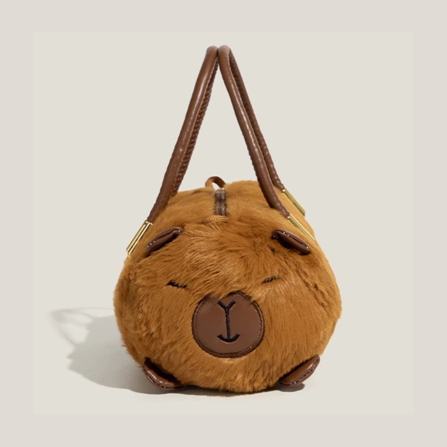Capybara Cute Fluffy Handbag With Sling