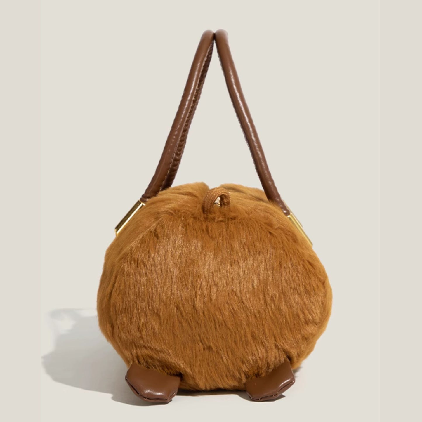 Capybara Cute Fluffy Handbag With Sling