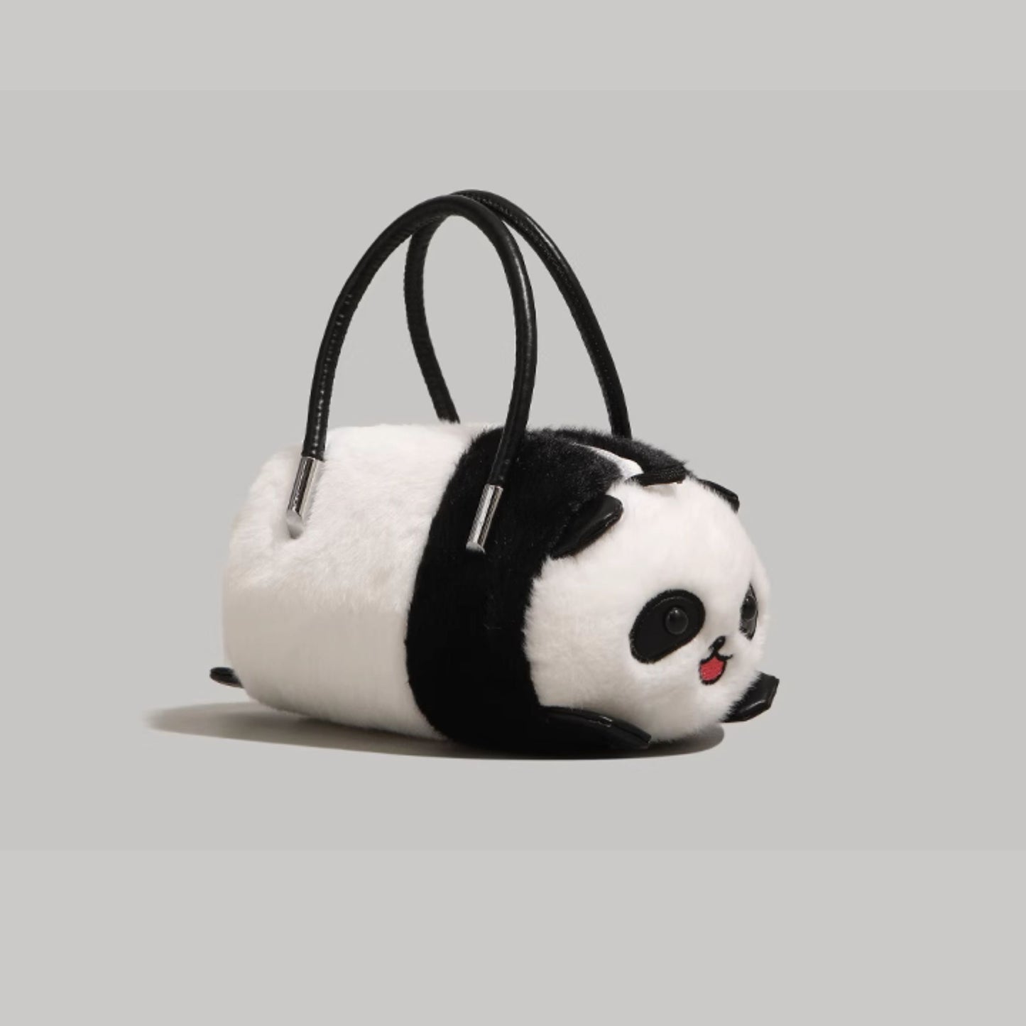 Panda Fluffy Handbag with Strap